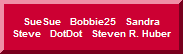 SueSue   Bobbie25   Sandra   Steve   DotDot   Steven R. Huber