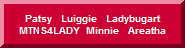 Patsy   Luiggie   Ladybugart   MTNS4LADY  Minnie   Areatha
